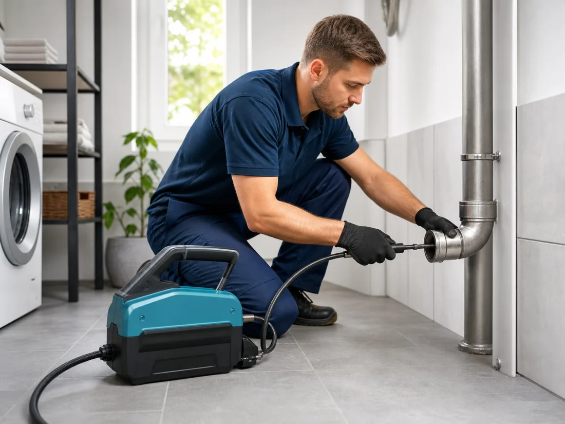 Professionelle Rohrreinigung mit moderner Technik